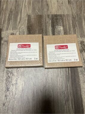 Make Market Burlap Panels - Natural Tan (2 Pack)